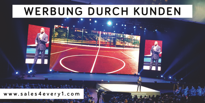 Werbung durch Kunden Werbung durch Kunden
