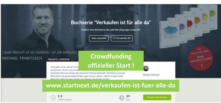 Crowdfunding – official launch Crowdfunding – official launch