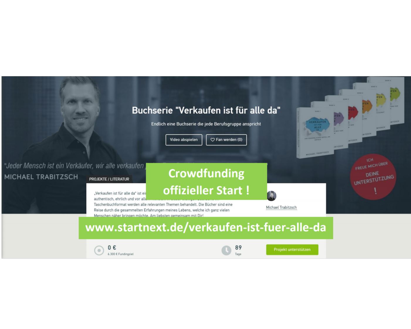 Crowdfunding – offizieller Start