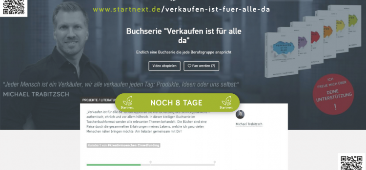 Crowdfunding “Verkaufen ist für alle da” – Endspurt Crowdfunding “Verkaufen ist für alle da” – Endspurt