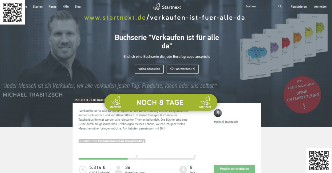 Crowdfunding „Verkaufen ist für alle da“ – Endspurt